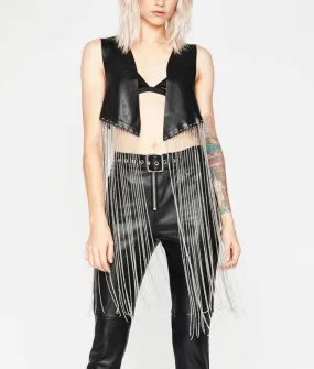 Riverdale S05 Toni Topaz Fringe Vest | Abbraci
