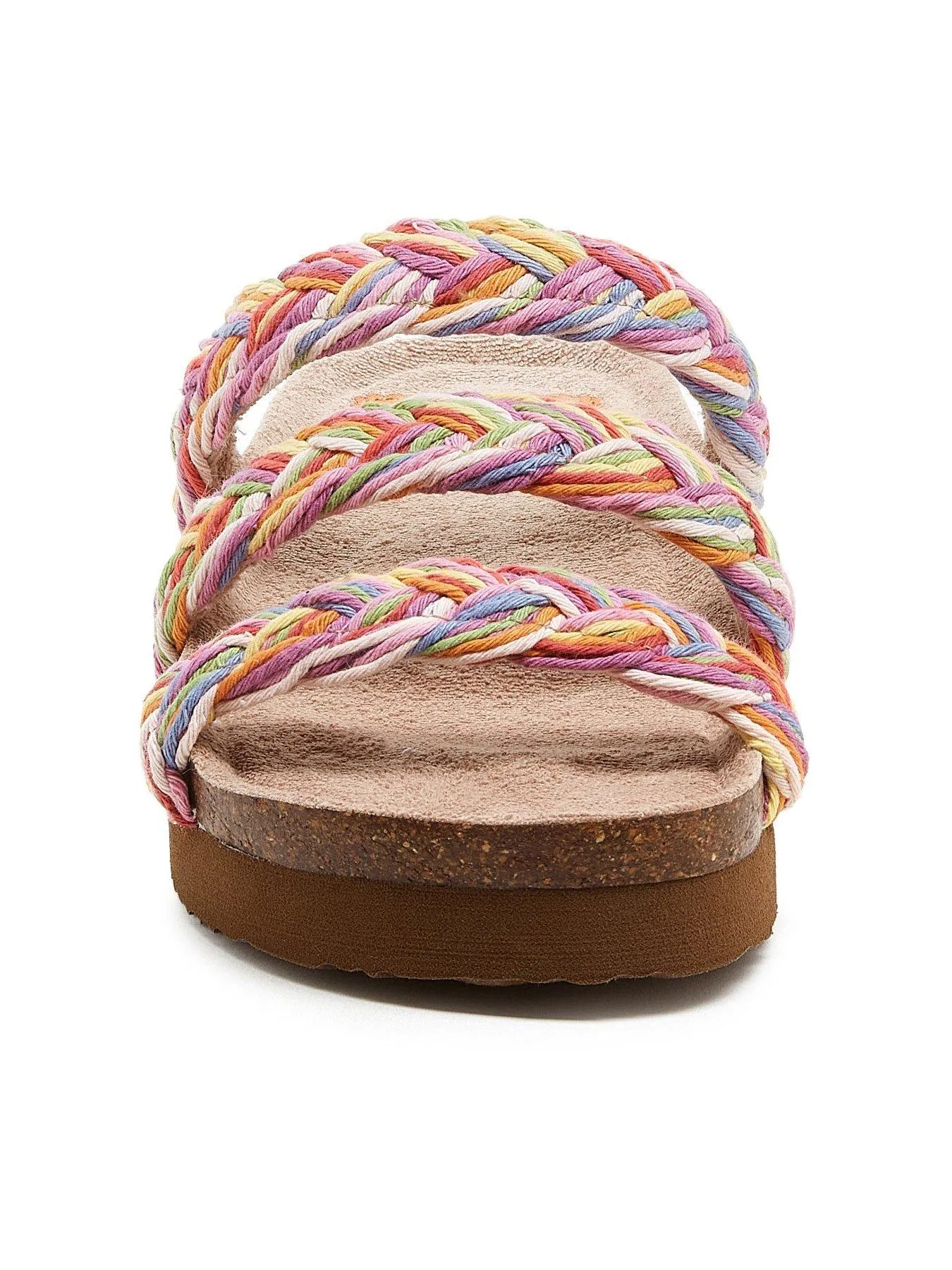 Rocket Dog Ashley Braided Slider Sandals - Rainbow Multi