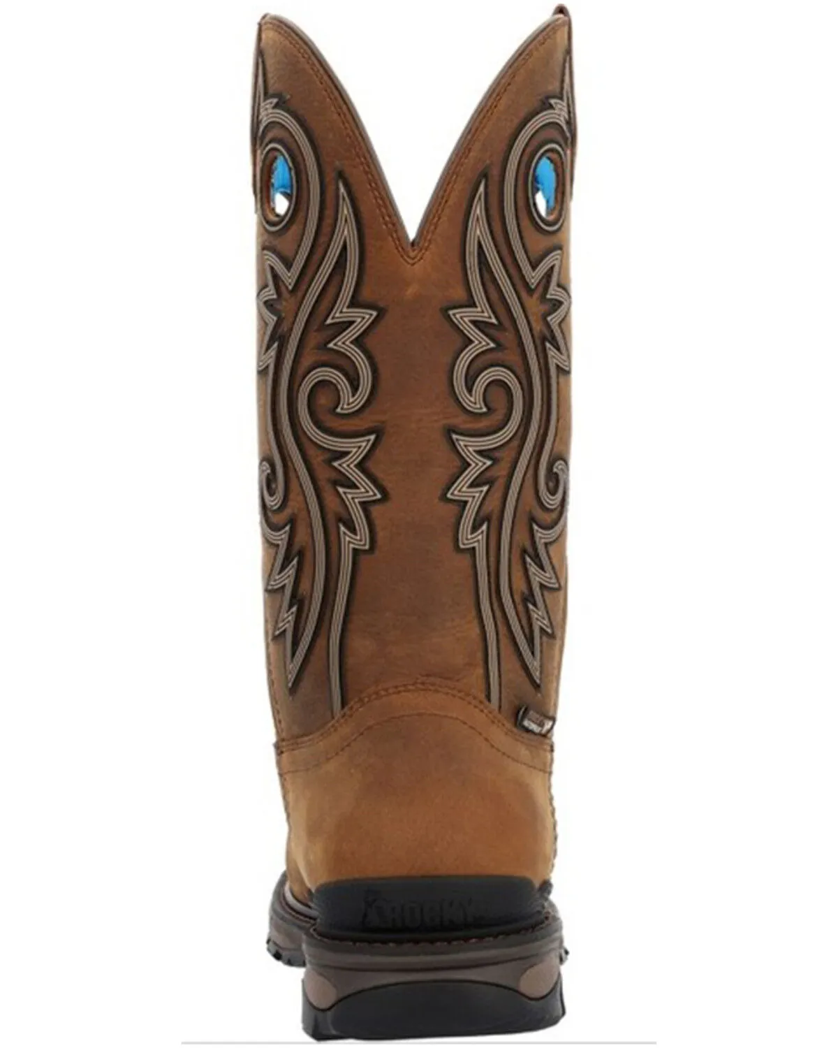 Rocky Men's Waterproof Pull On Work Boot - Carbon Toe