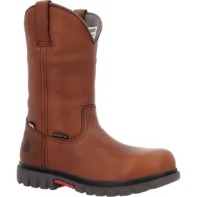 Rocky Men's Worksmart Brown Waterproof Composite Toe Work Boot RKK0402