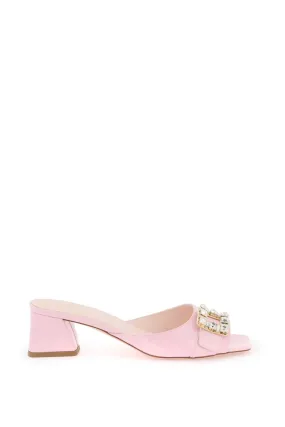 Roger Vivier    Roger Vivier Très Vivier Patent Leather Mules With