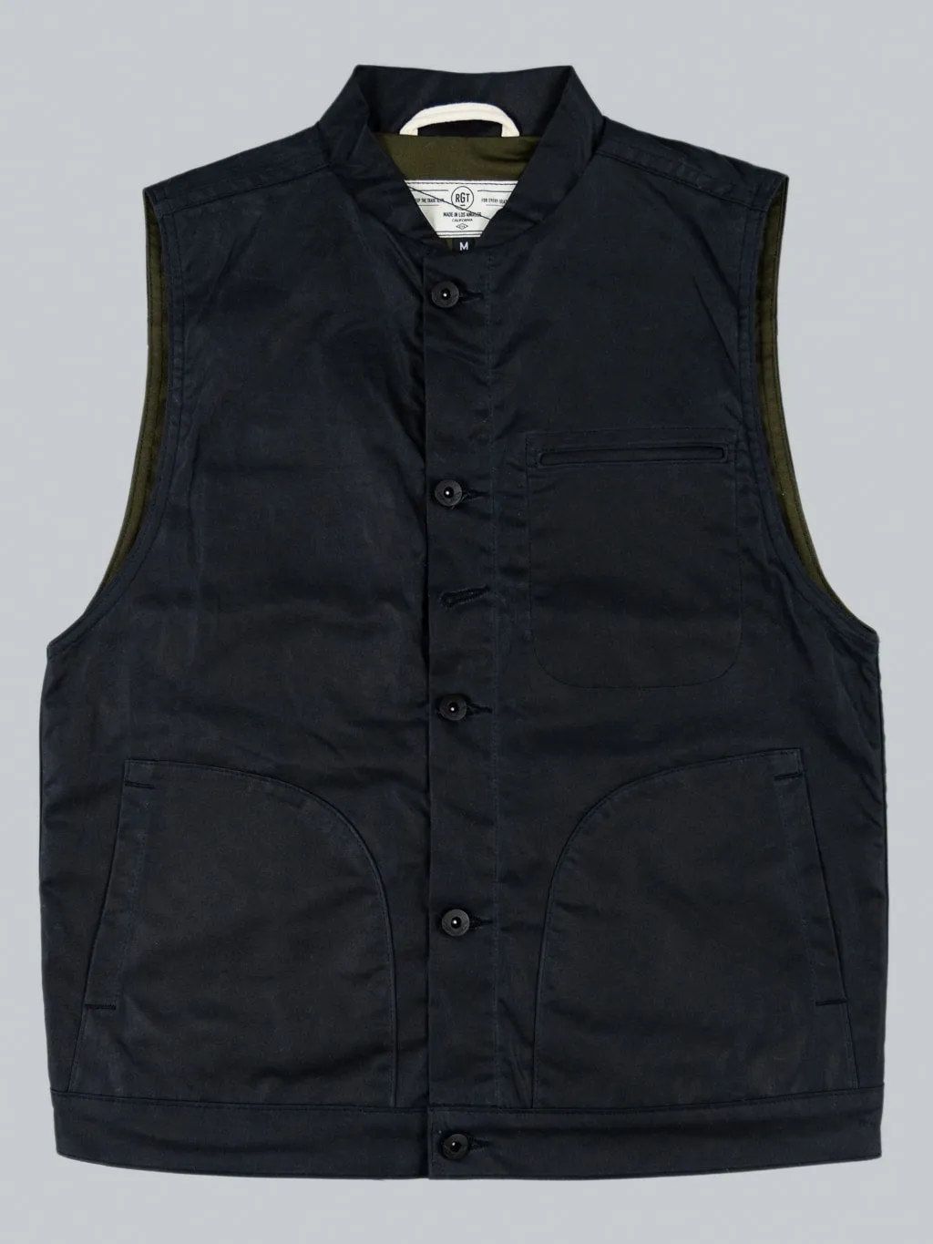 Rogue Territory Waxed Canvas Supply Vest Black