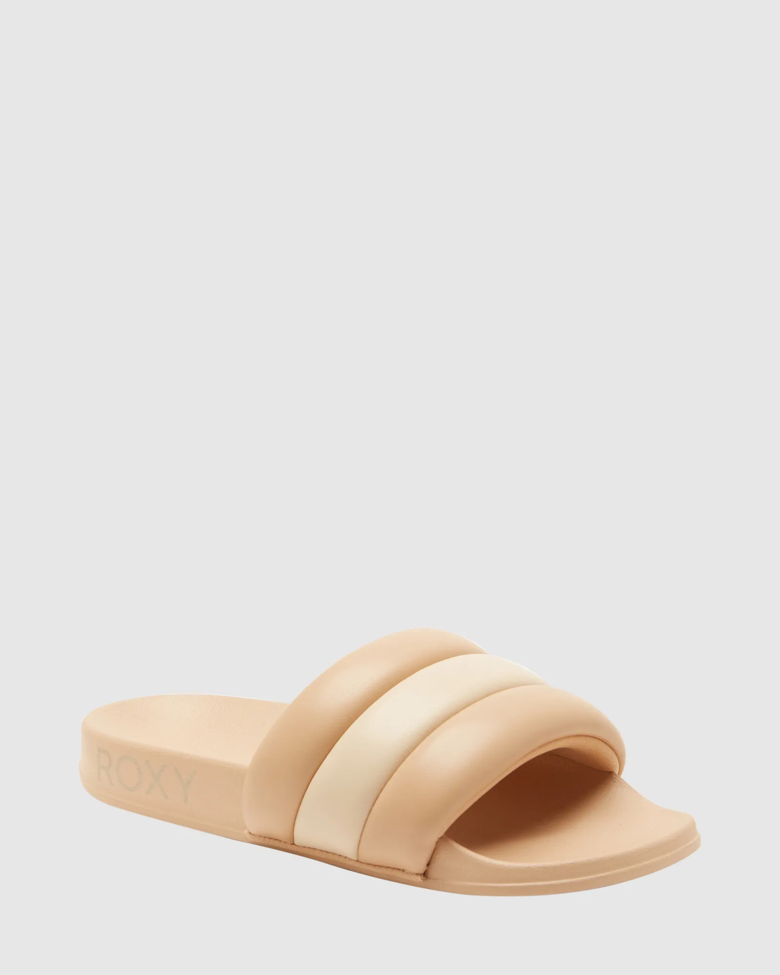 Roxy Womens Puff It Sandals - Beige | SurfStitch