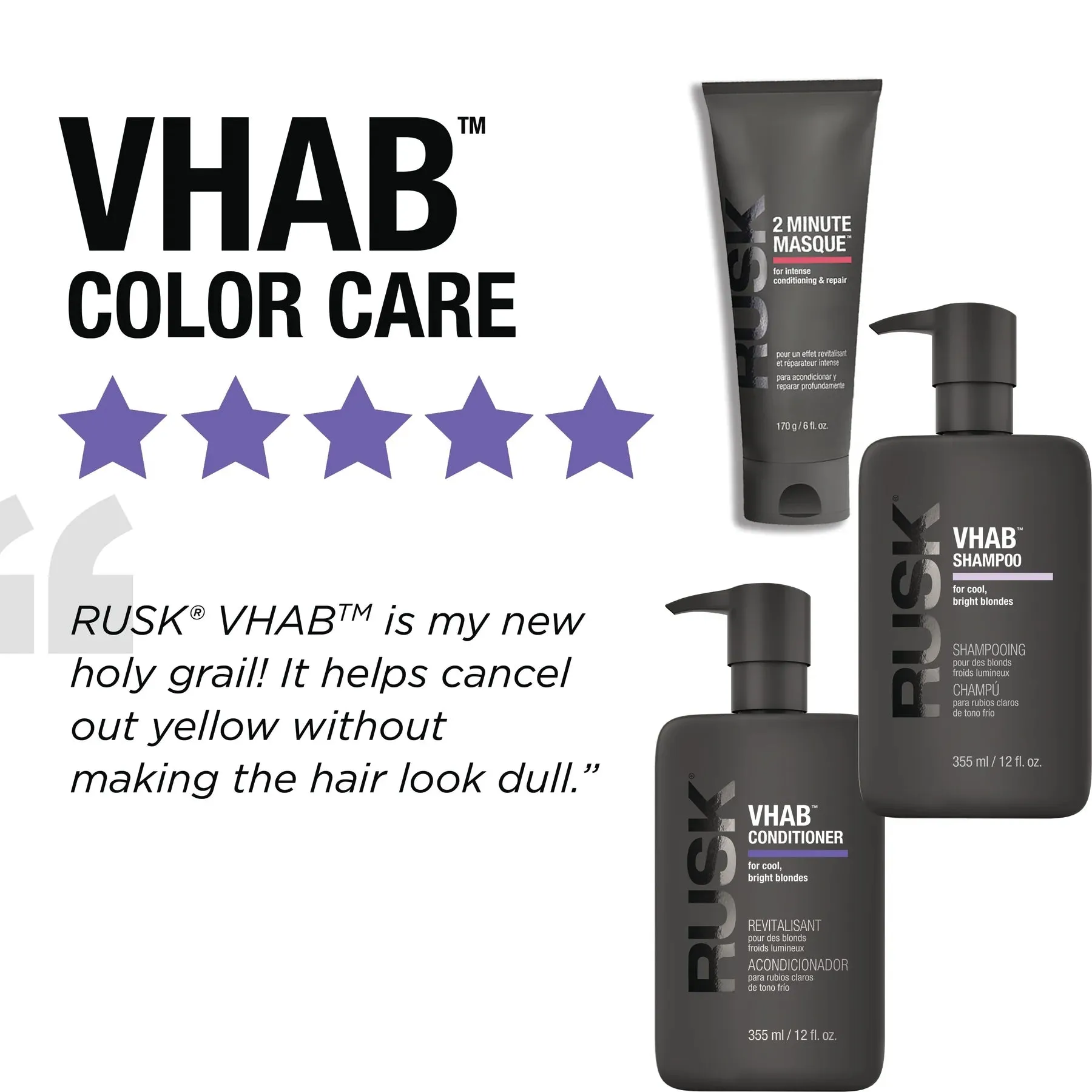 Rusk VHAB Conditioner 355ml