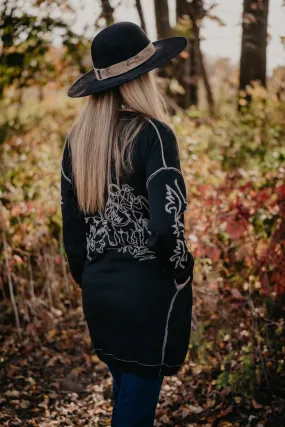 'Ryon' Reversible Roper Print Cardigan (S/M to 2X/3X)