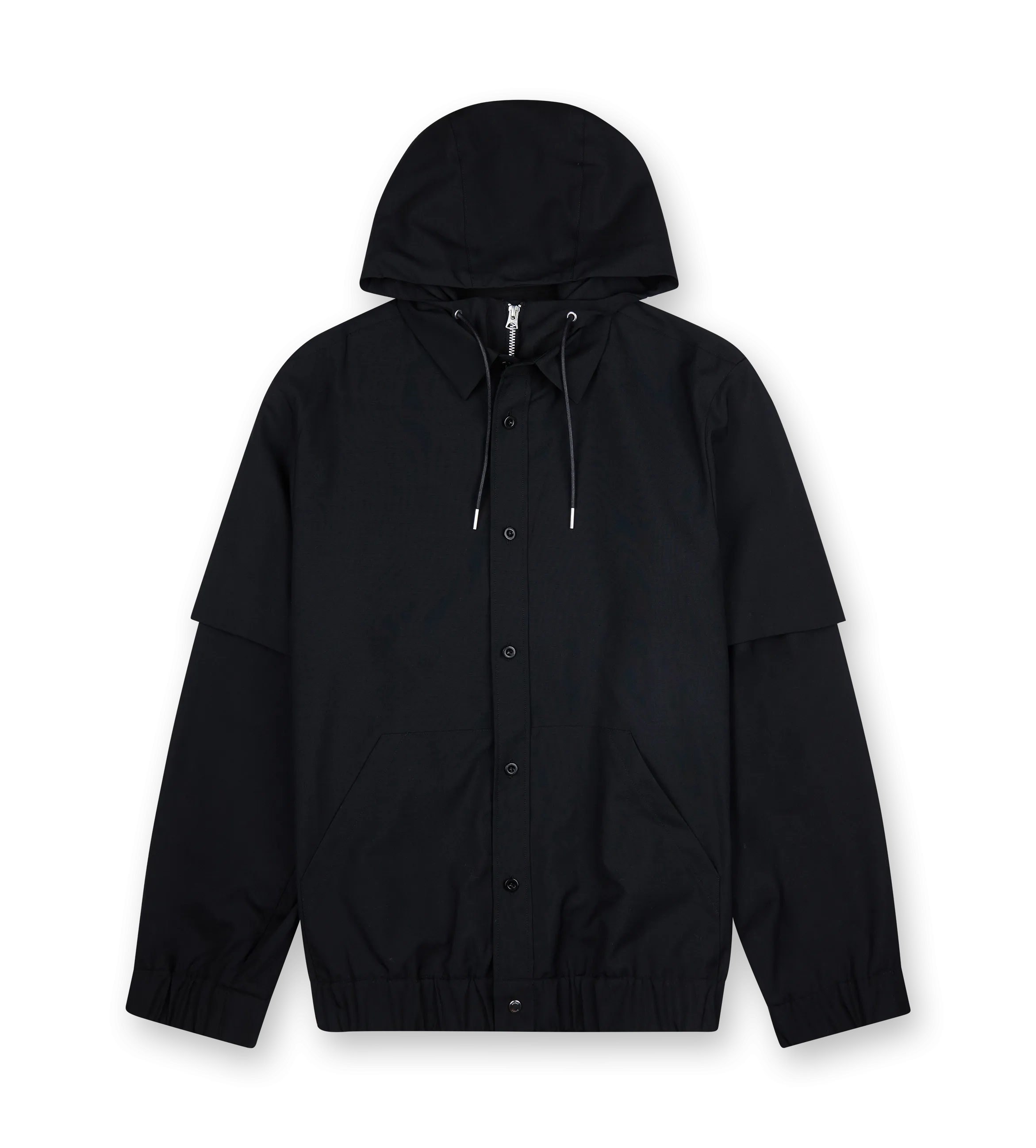 Sacai    Suiting Hoodie Black