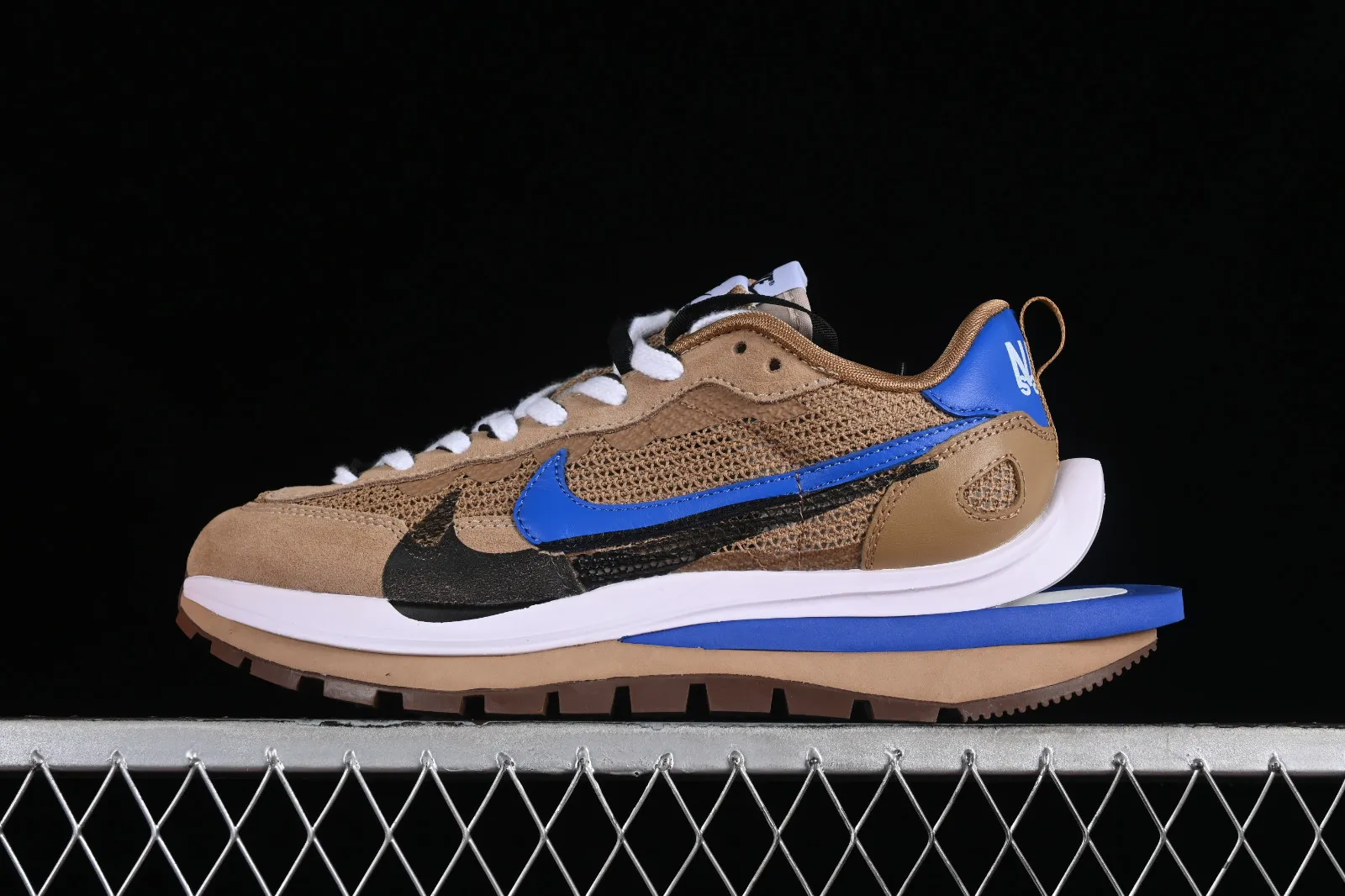 Sacai x Nike VaporWaffle 3.0 Brown Blue Black White CV1363-201