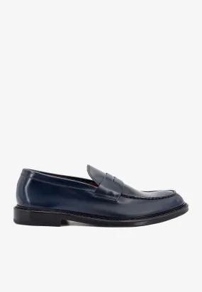 Saddle Leather Loafers