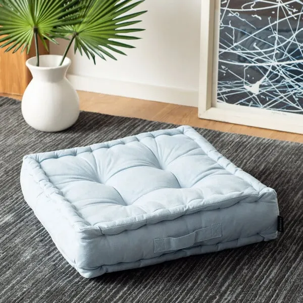 Safavieh Gardenia Floor Pillow, Light Blue