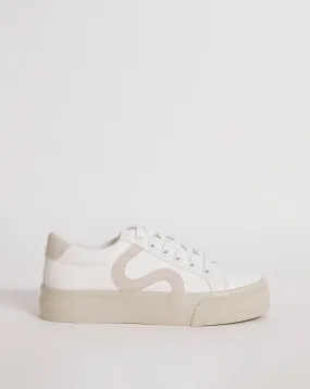 Sahara S Side Panel Trainers Wide E Fit | Simply Be