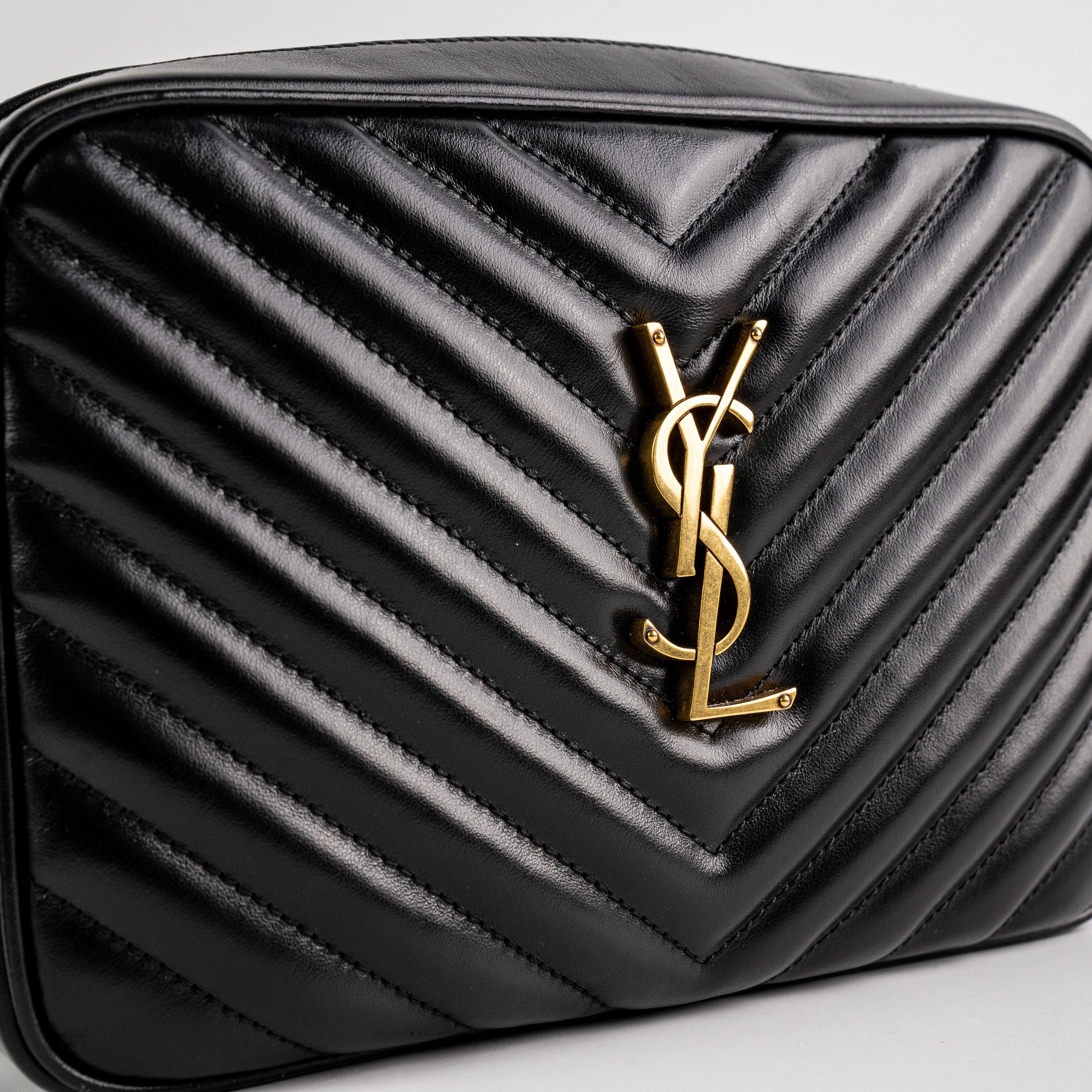 Saint Laurent Medium Camera Lou Black Bag