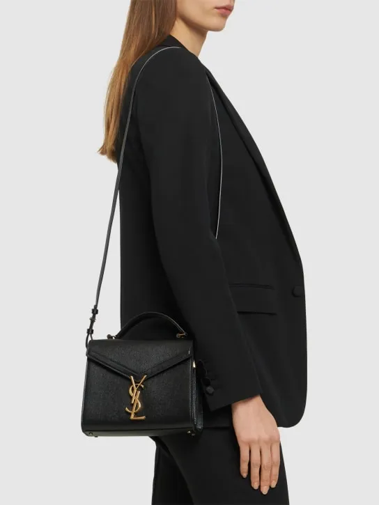Saint Laurent   Mini Cassandra grained leather bag 