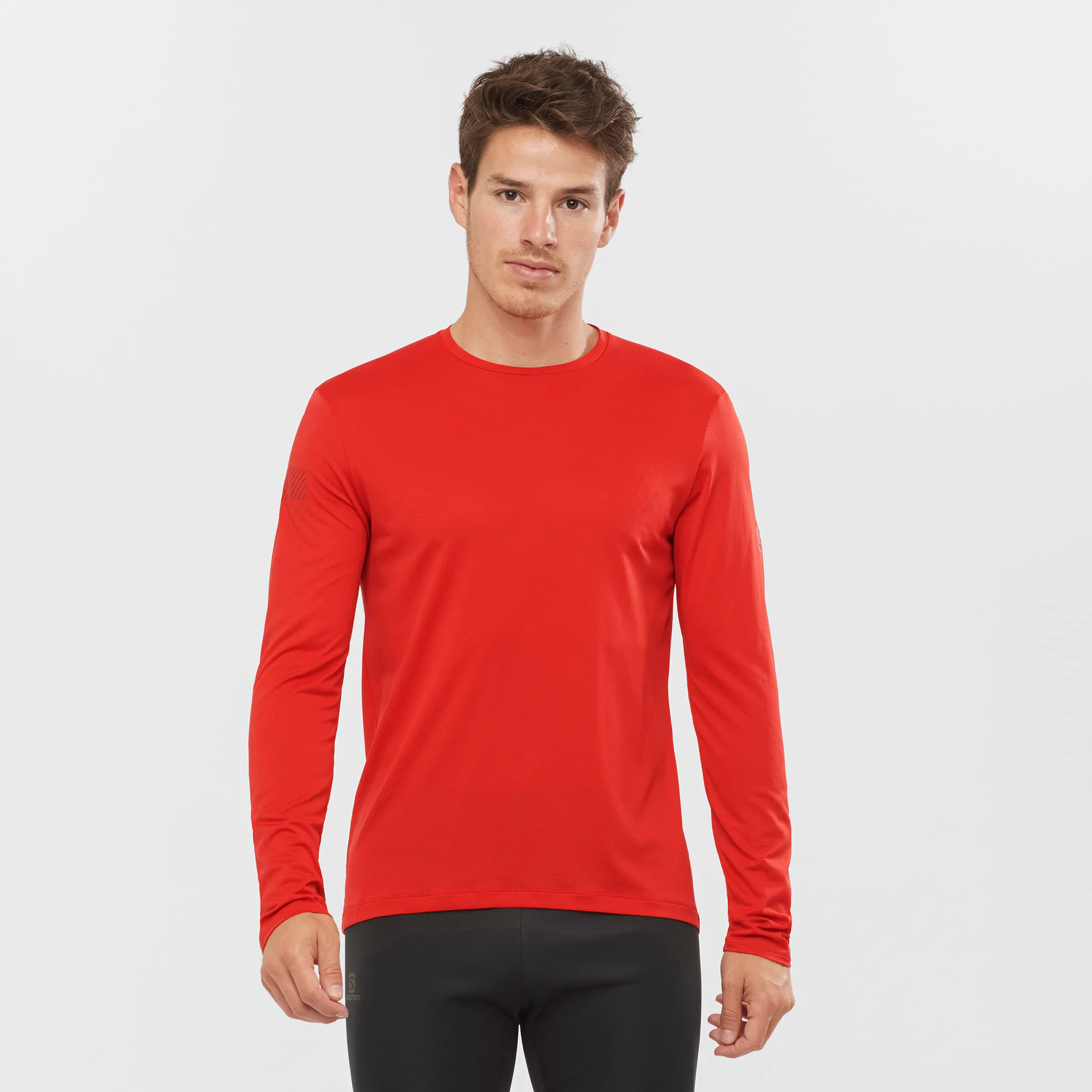 Salomon Men's Agile LS Tee (2021) Goji Berry | Buy Salomon Men's Agile LS Tee (2021) Goji Berry here | Outnorth