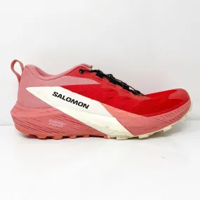 Salomon Womens Sense Ride 5 472152 Red Running Shoes Sneakers Size 8