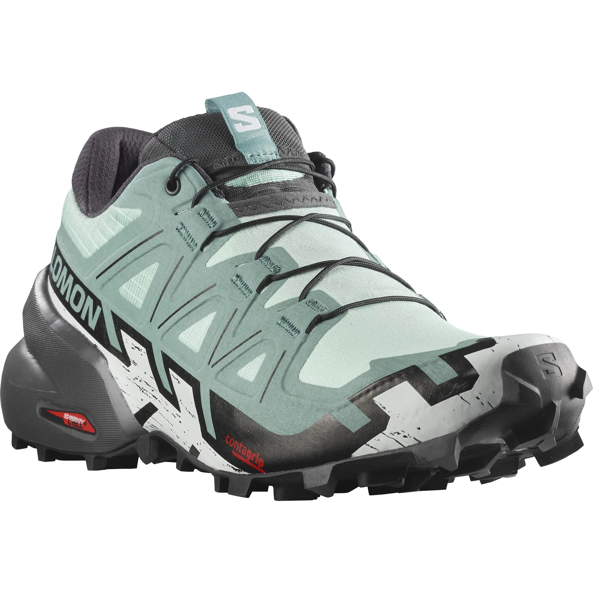 Salomon Women's Speedcross 6 Yucca/Ebony/White | Buy Salomon Women's Speedcross 6 Yucca/Ebony/White here | Outnorth