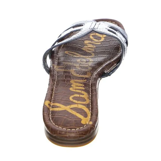 SAM EDELMAN Womens Bay Marlin Blue / Mamba Snake Sandals