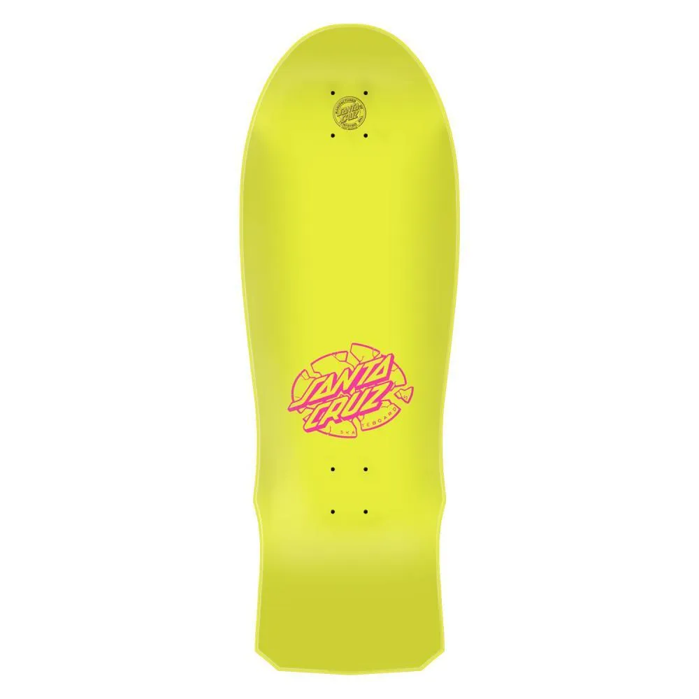 Santa Cruz Reissue Skateboard Deck Grabke Exploding Clock Green/Multi 10.04