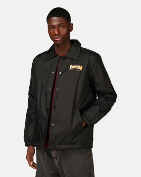 Santa Cruz Thrasher Flame Dot Jacket Black | Men | Junkyard
