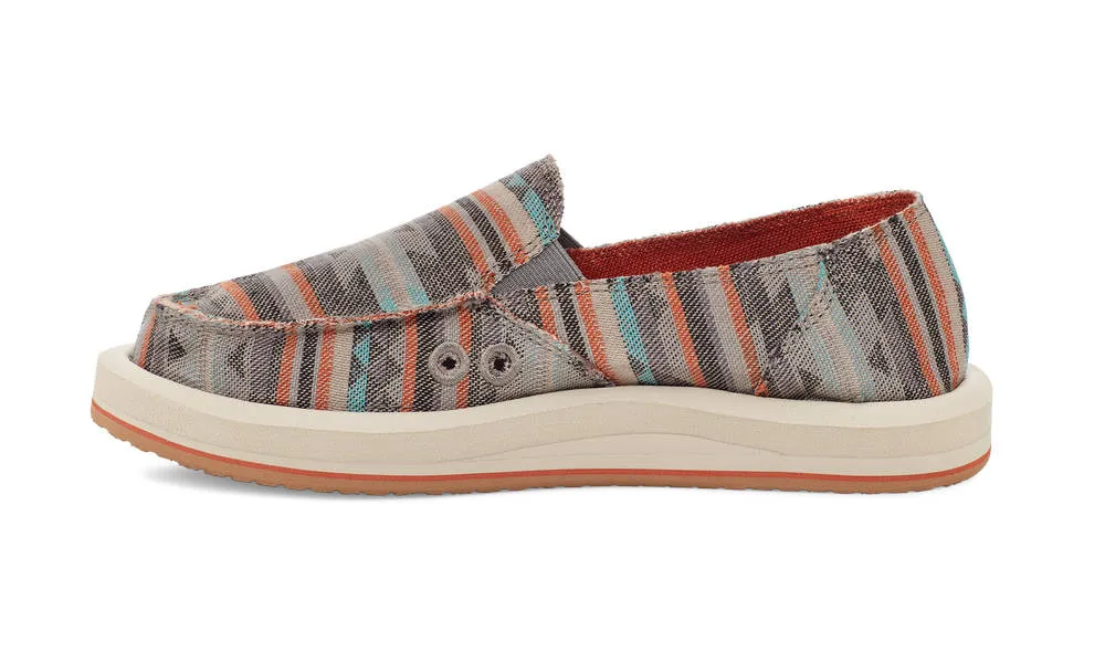 Sanuk Womens Donna ST Blanket Grey Multi