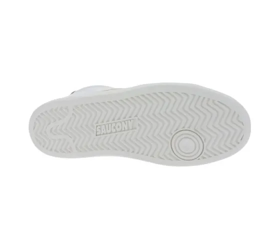Saucony Jazz Court baskets pour femmes en cuir véritable avec semelle intermédiaire en EVA S60759-8 blanc/rose