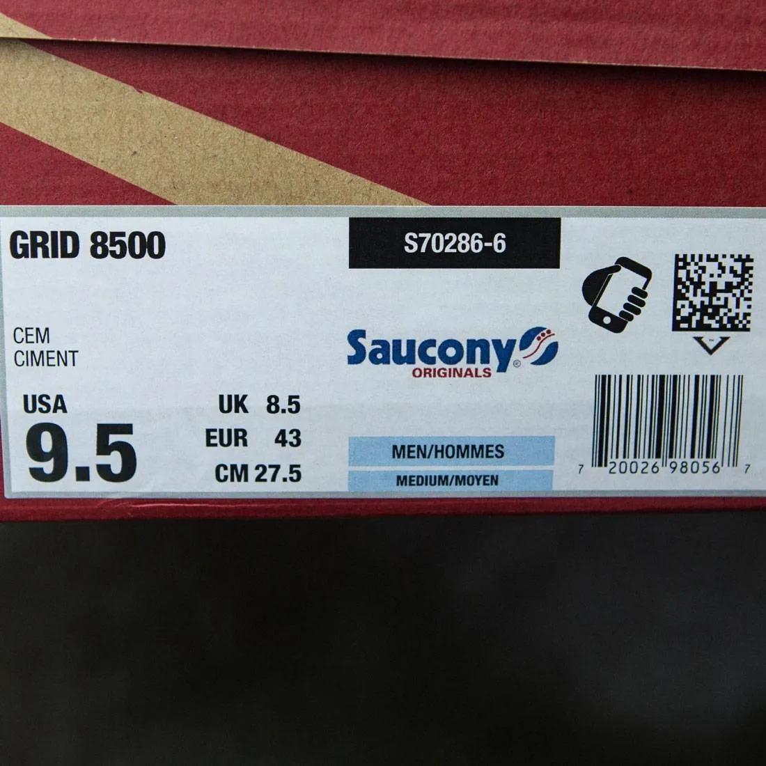 Saucony Men Grid 8500 (white / cream)