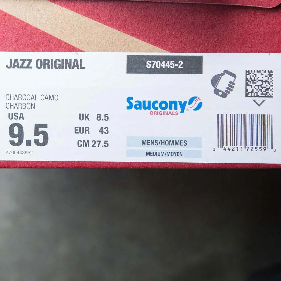 Saucony Men Jazz Original (gray / charcoal camo)