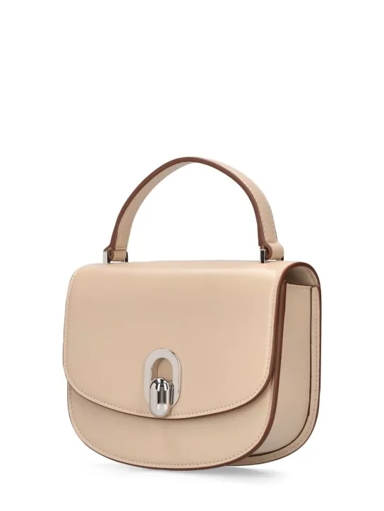 Savette   Mini Tondo leather top handle bag 