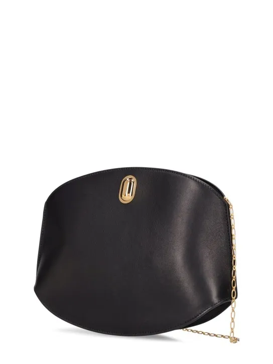 Savette   Tondo Chain leather shoulder bag 