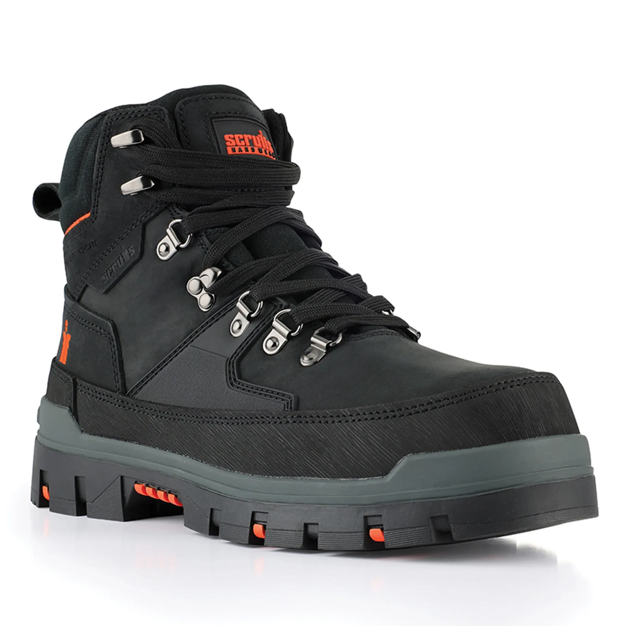 Scruffs S7 Rugged Safety Work Boots Black Size 9