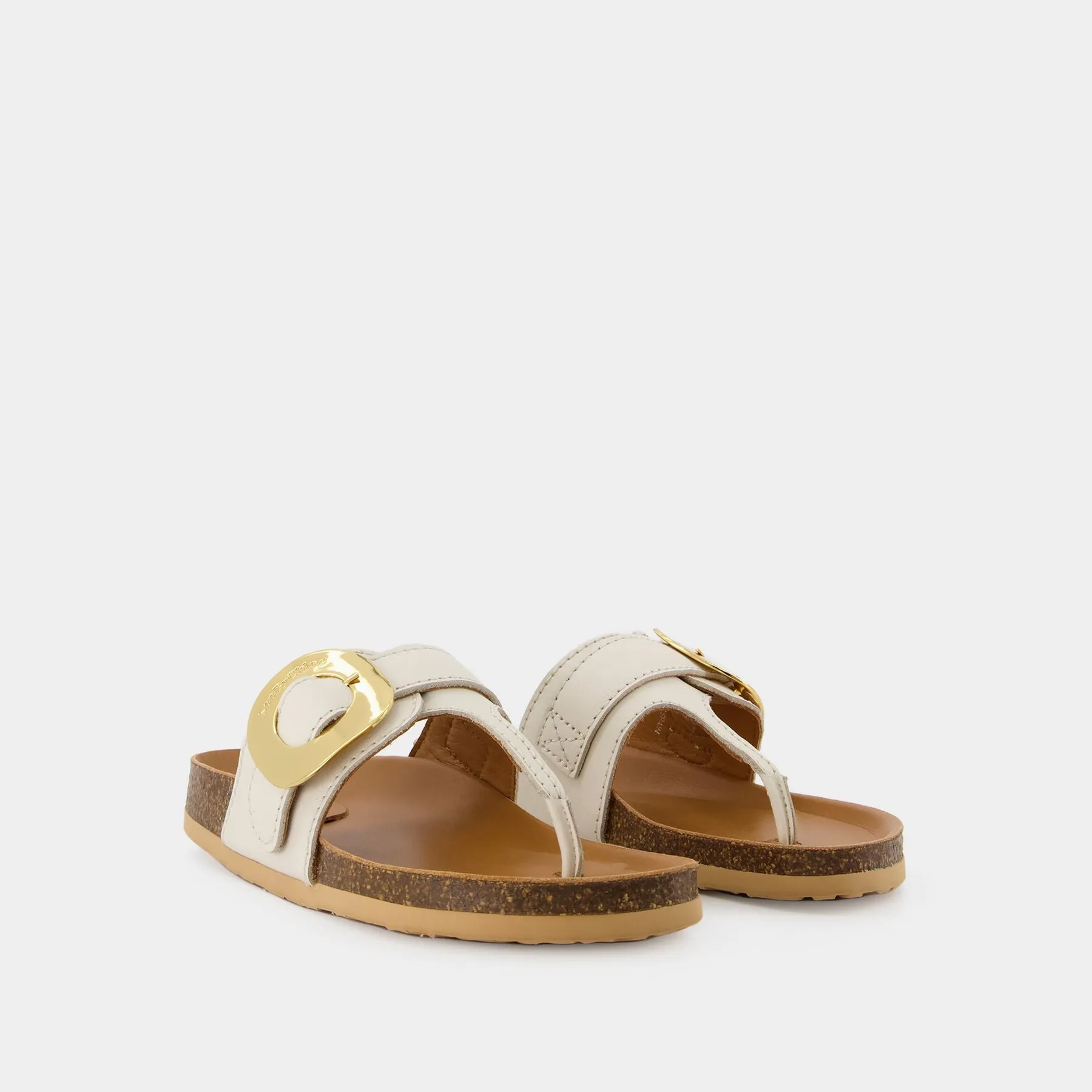 See by Chloé  Chany Fussbett Mules - See By Chloe - Natural - Leather