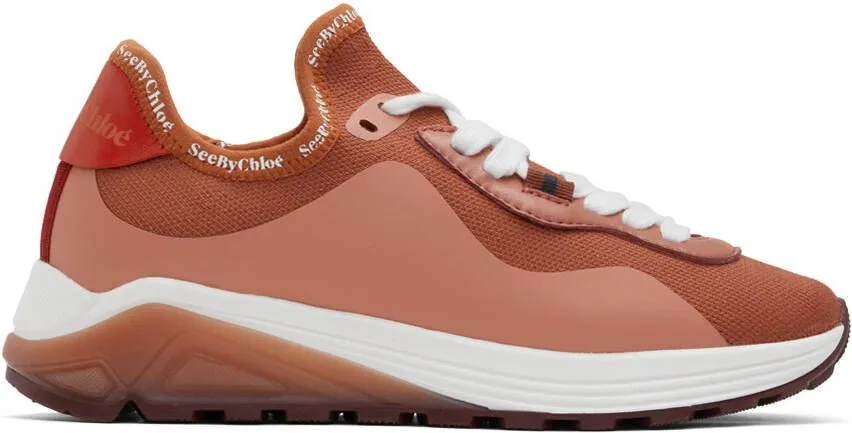 See by Chloé Red Brett Sneakers