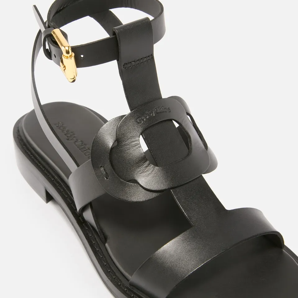 See By Chloé Women's Loys Leather Sandals - 3 | Coggles