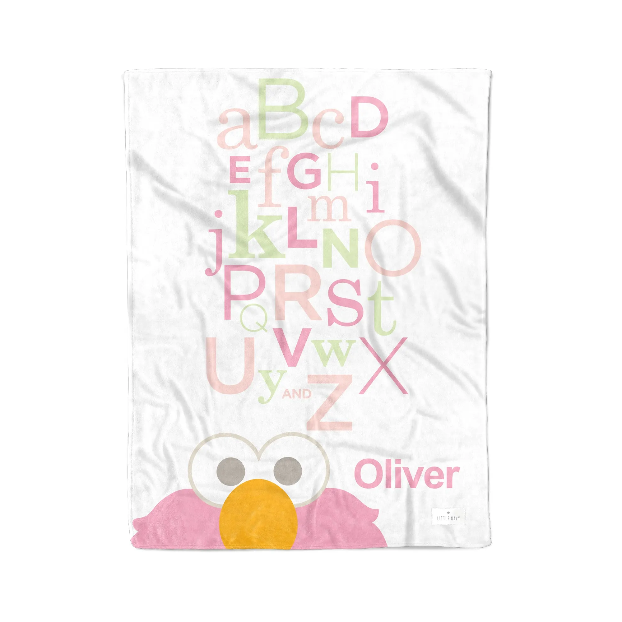 Sesame Street - Personalized Elmo Alphabet Blanket