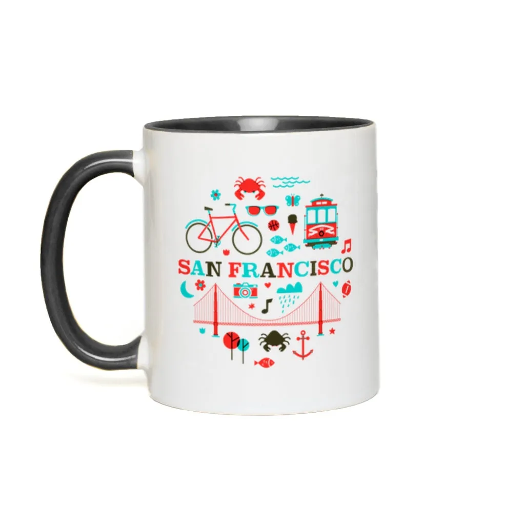 SF RETRO Accent Mug