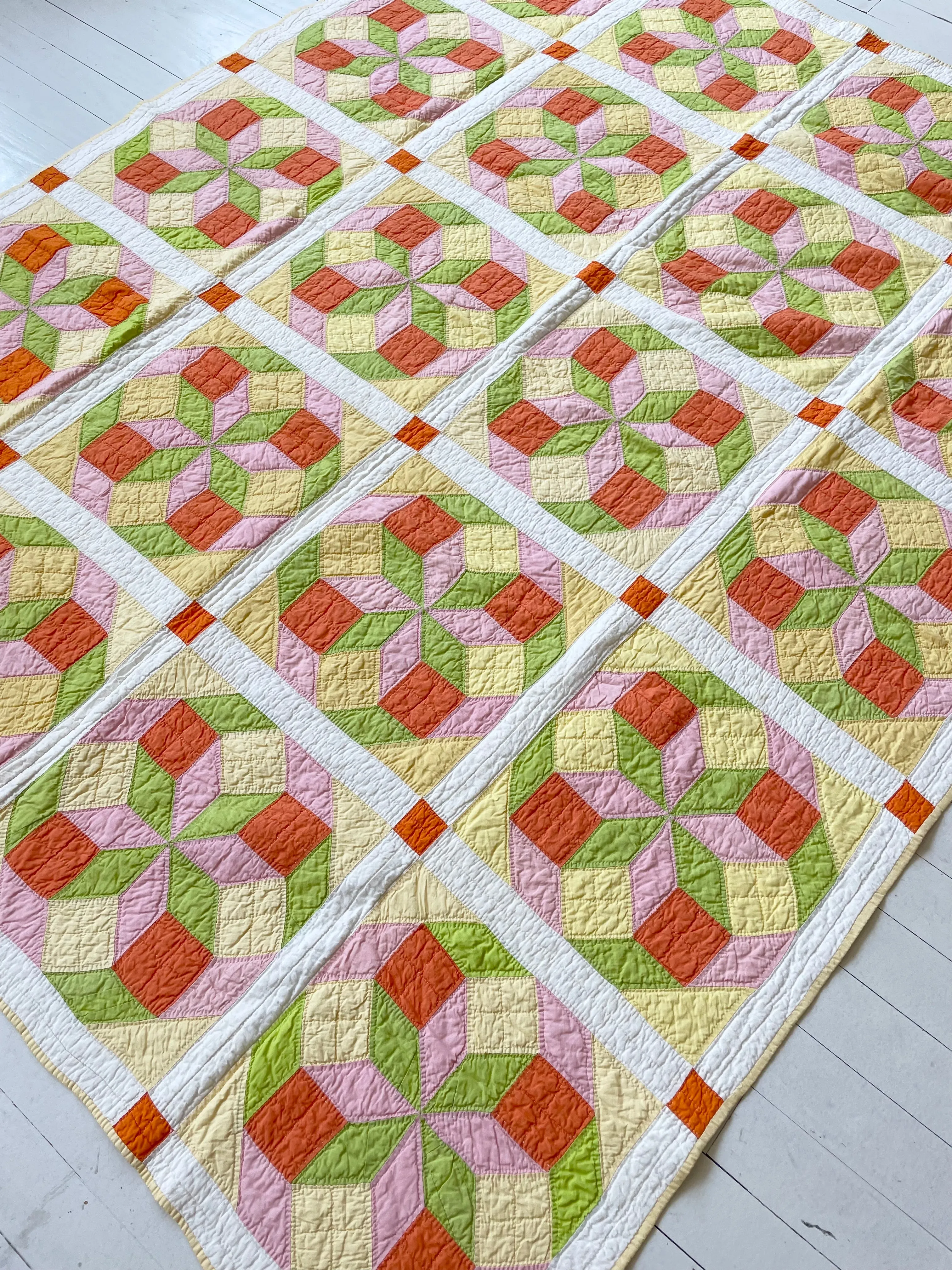 Shaded Trail Vintage Quilt