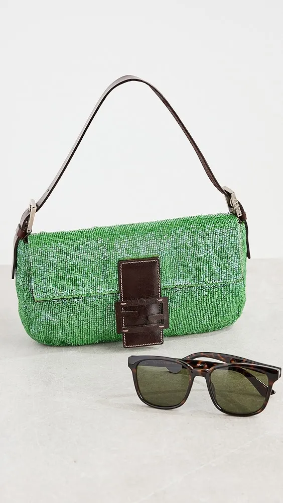Shopbop Archive   Fendi Mama Beaded Baguette Shoulder Bag 