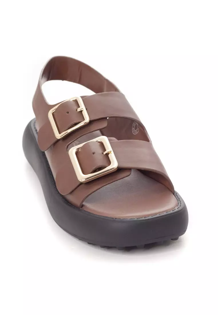 Shu Talk Simple Elastic Slide Comfy Sandals