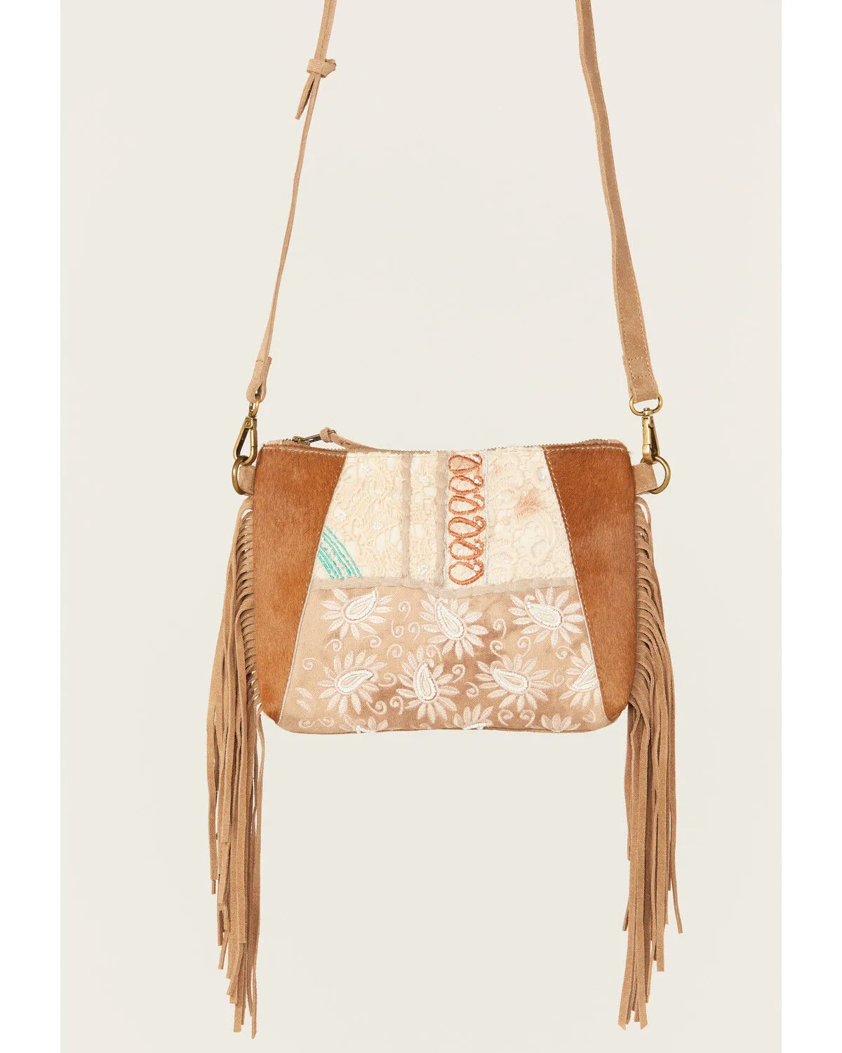 Shyanne Women's Boho Patched Crossbody Bag