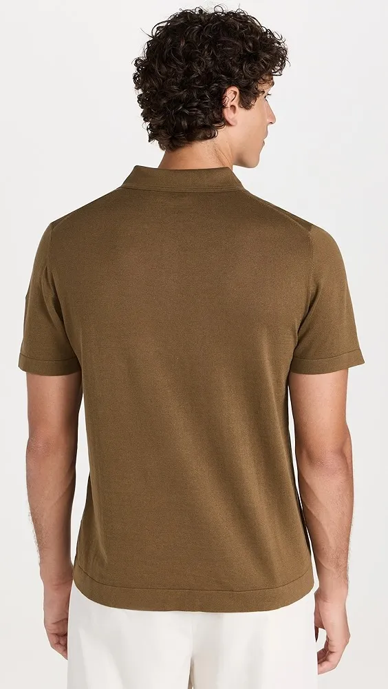 SIMKHAI   Barron Short Sleeve Polo 