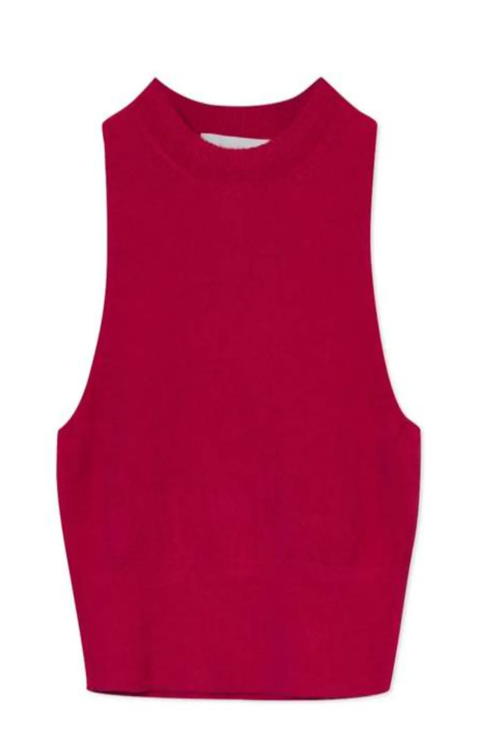 SIMKHAITatyana Crewneck Tank Top Amaranth