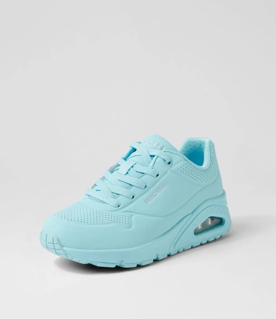 SKECHERS Uno Stand On Air Light Blue Sneakers
