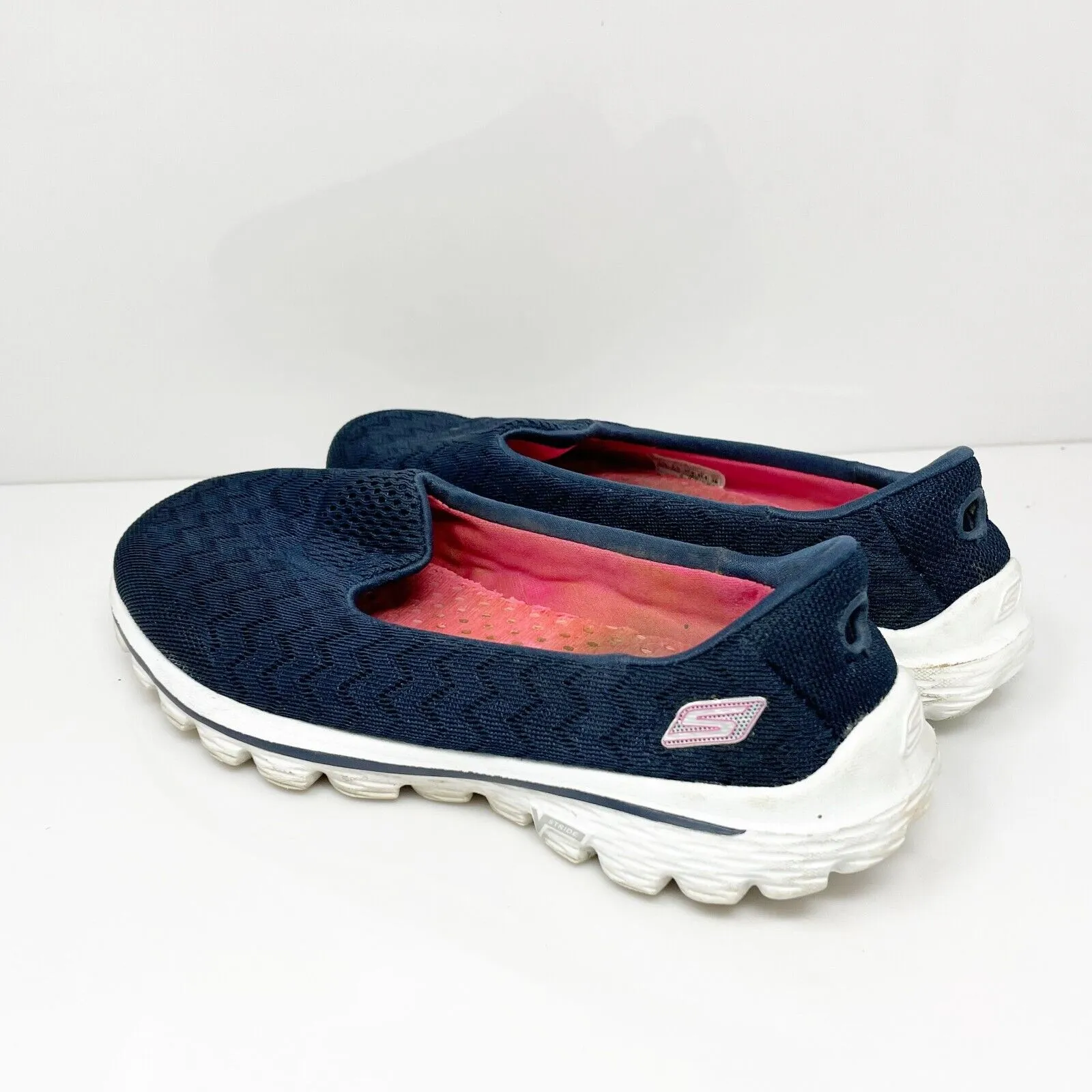 Skechers Womens Gogamat Go Walk 13978 Blue Casual Shoes Sneakers Size 6.5
