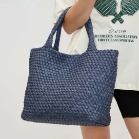 Sky's The Limit Medium Tote - Dark Denim