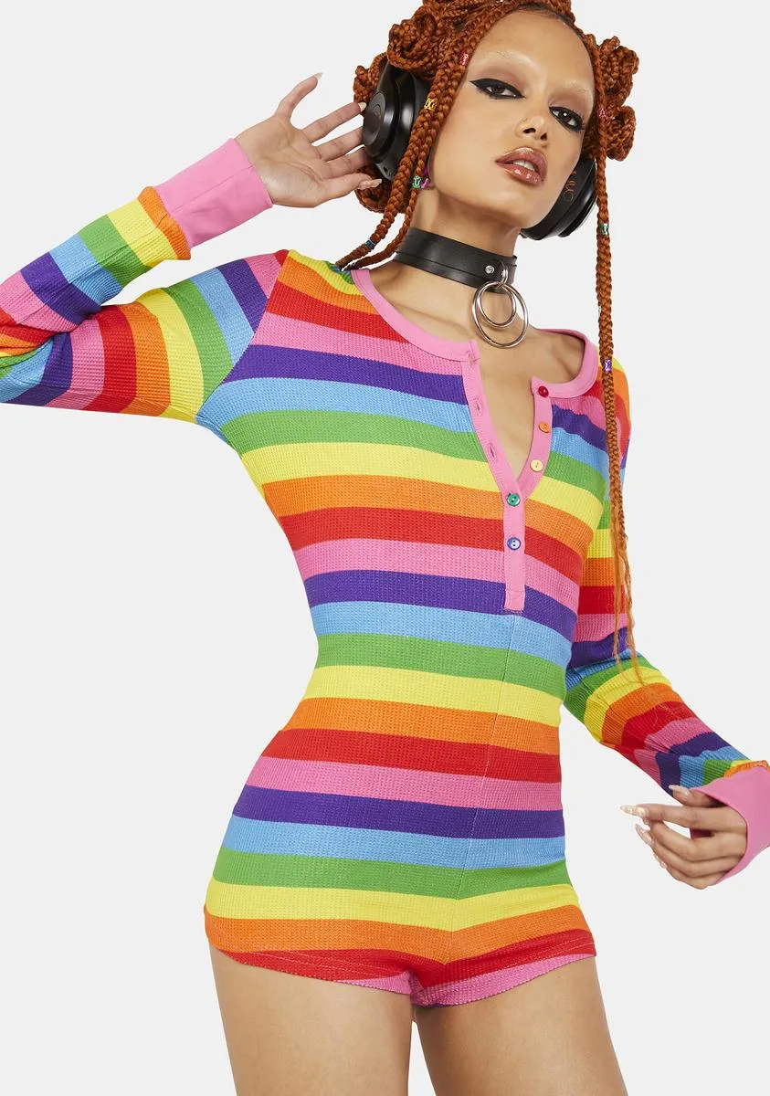 Slay The Day Long Sleeve Romper-