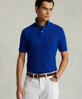 Slim Fit Mesh Polo Shirt