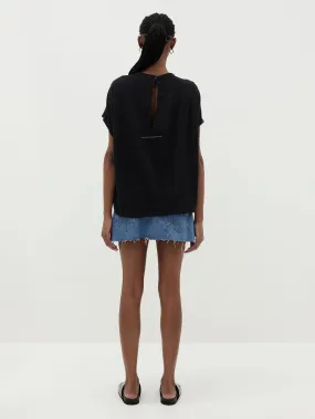 Slouch Circle Tank in Black