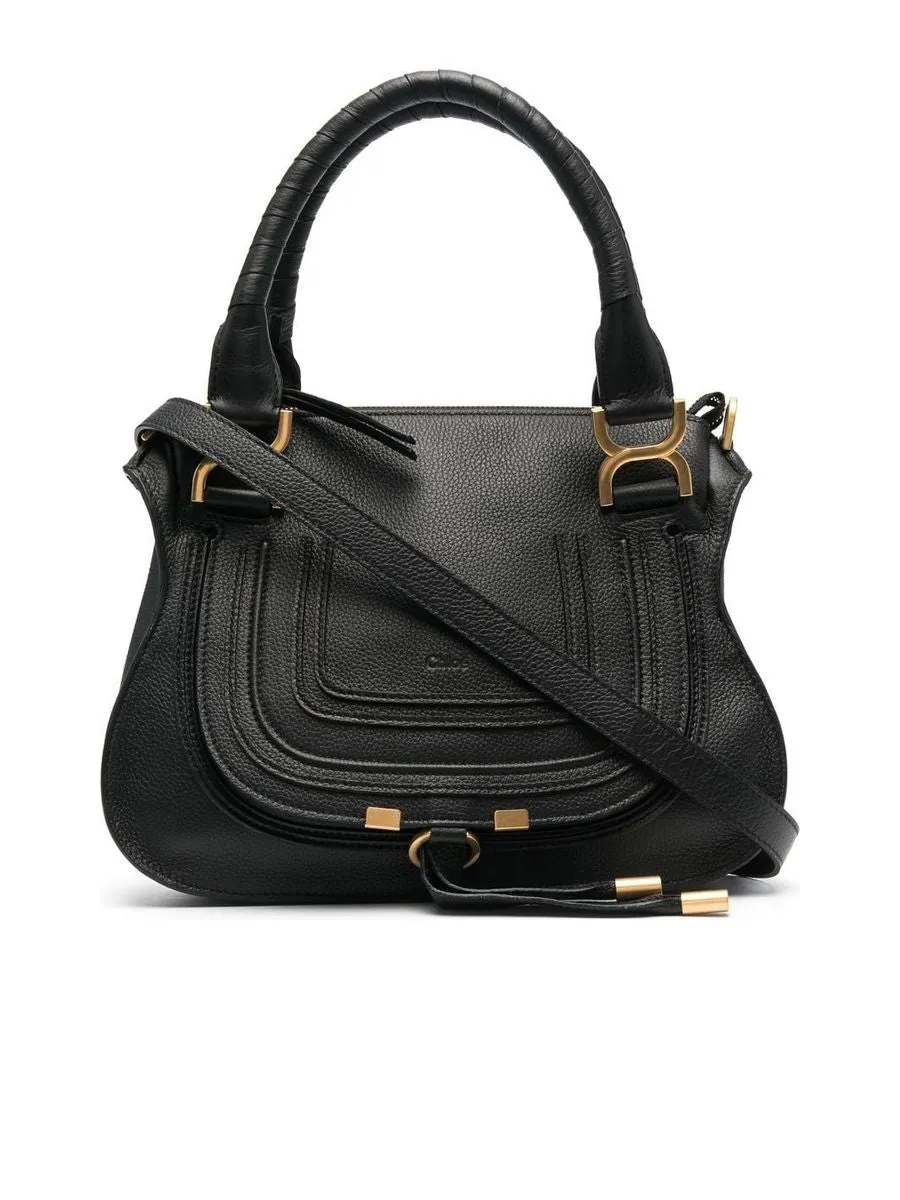 Small Marcie Bag in Grained Leather