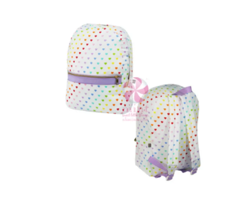 Small Seersucker Backpack