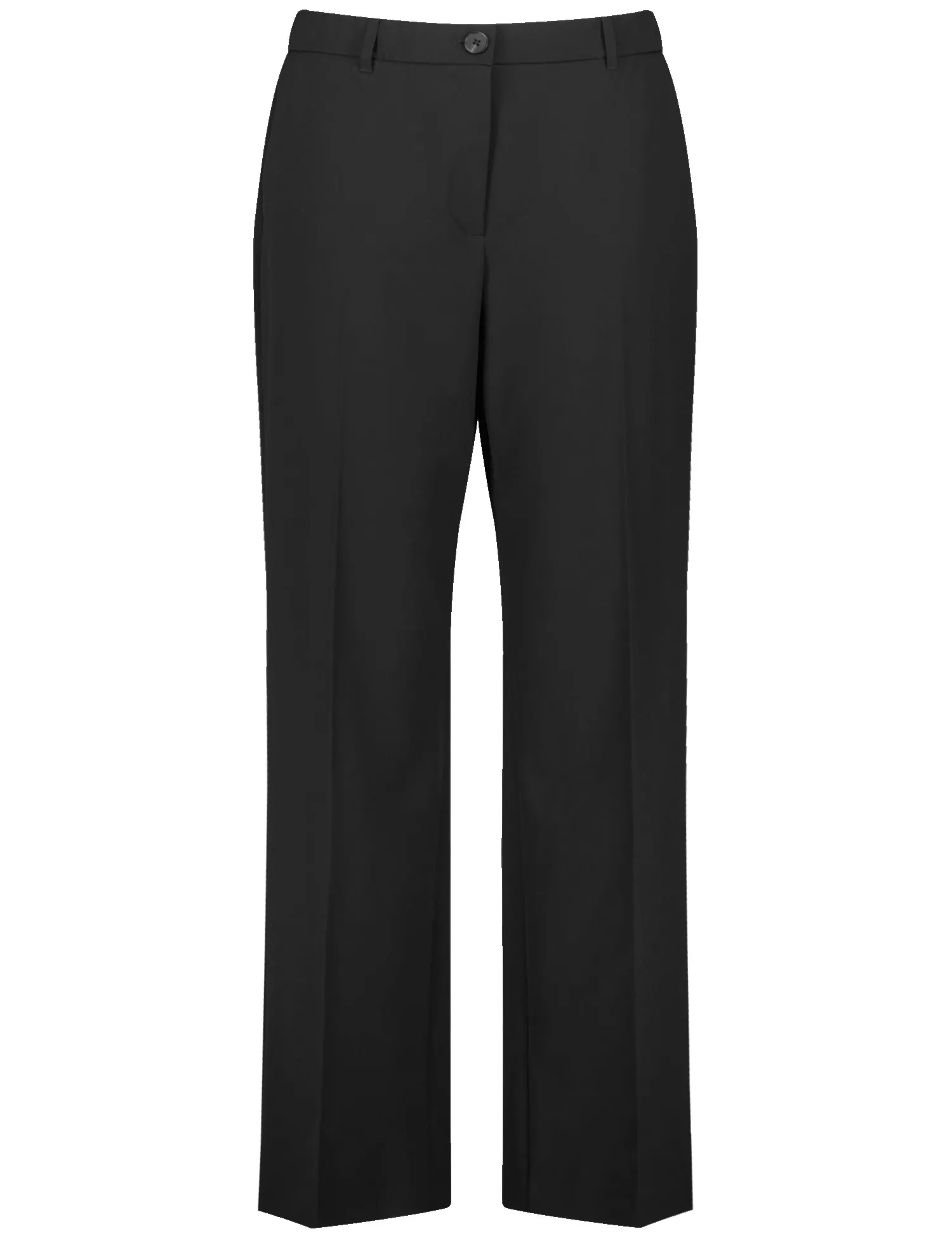 Smart pressed pleat trousers with a wide leg, Carlotta
