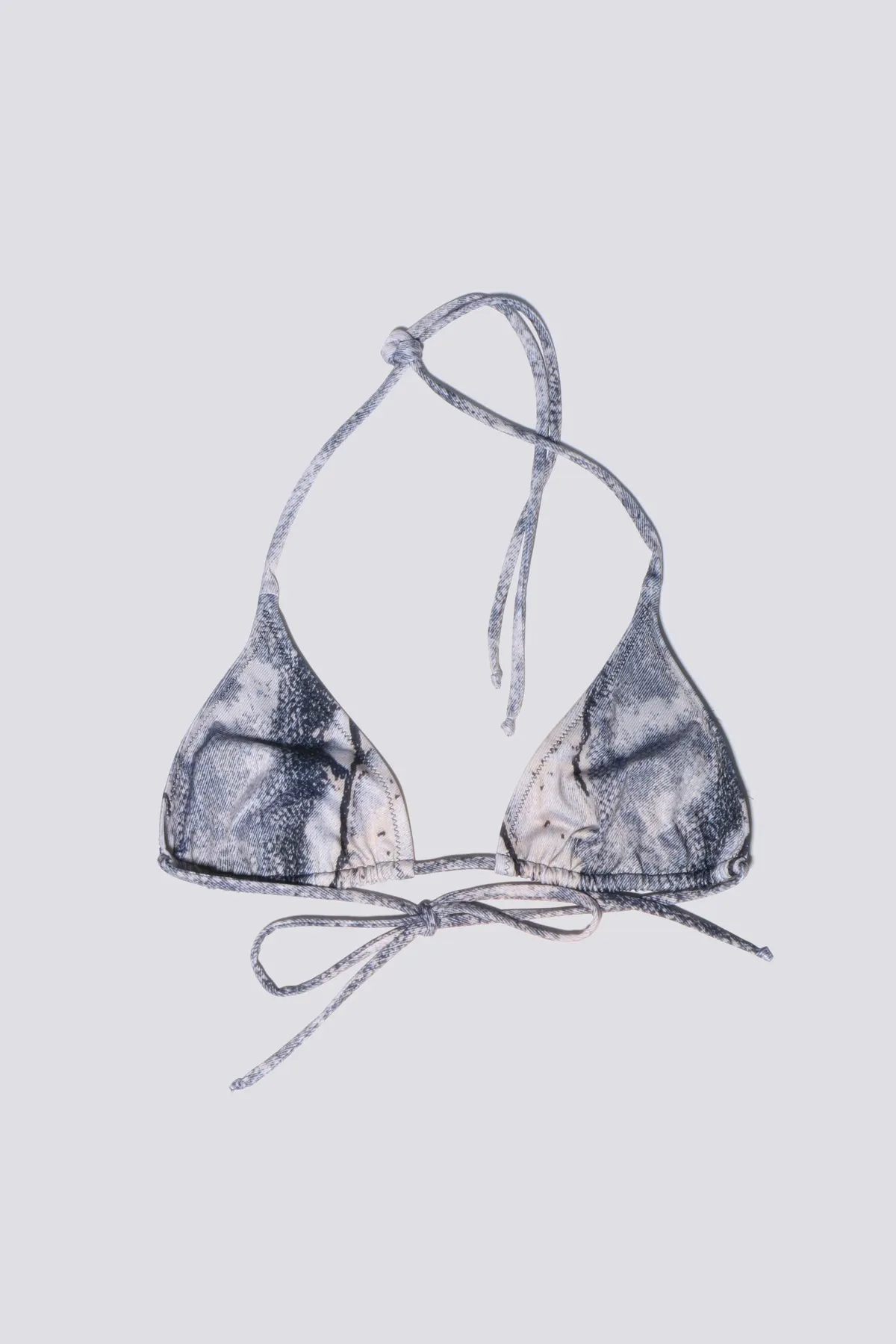 Snake Triangle Bikini Top - Prints